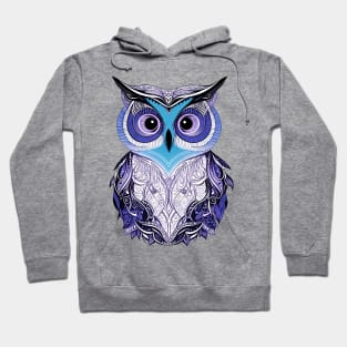 Abstract Owl Hoodie